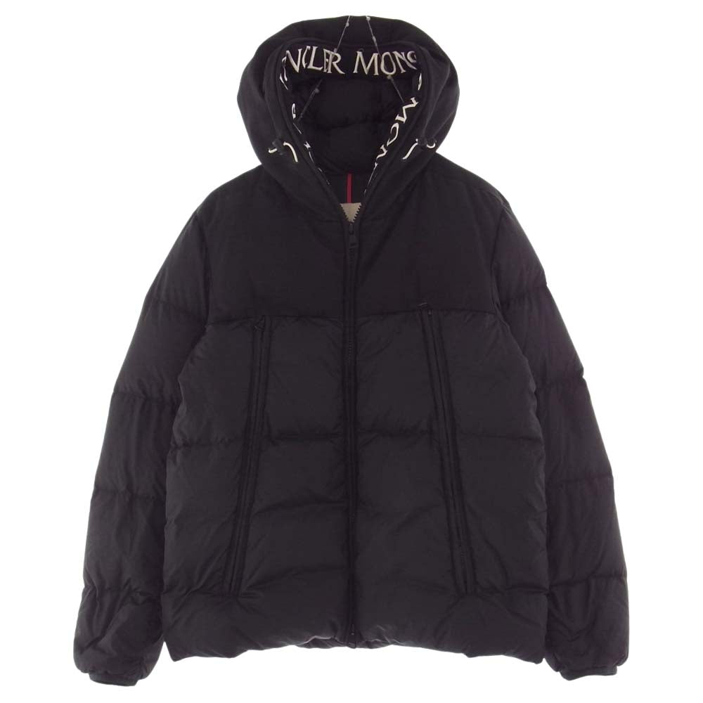 MONCLER モンクレール 18AW D20914132085 MONTCLAR モンクラー フードロゴ ダウンジャケット ブラック系 2【中古】