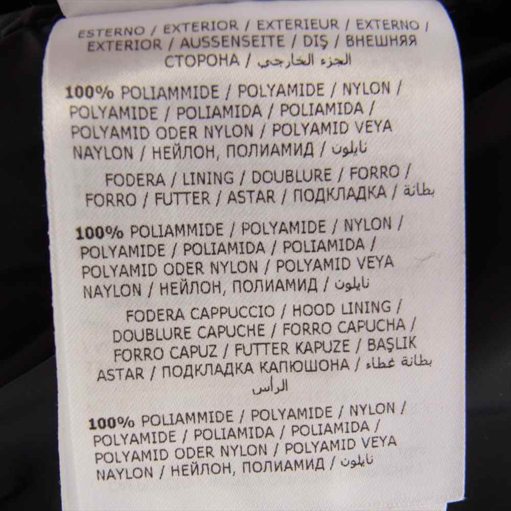 MONCLER モンクレール 18AW D20914132085 MONTCLAR モンクラー フードロゴ ダウンジャケット ブラック系 2【中古】