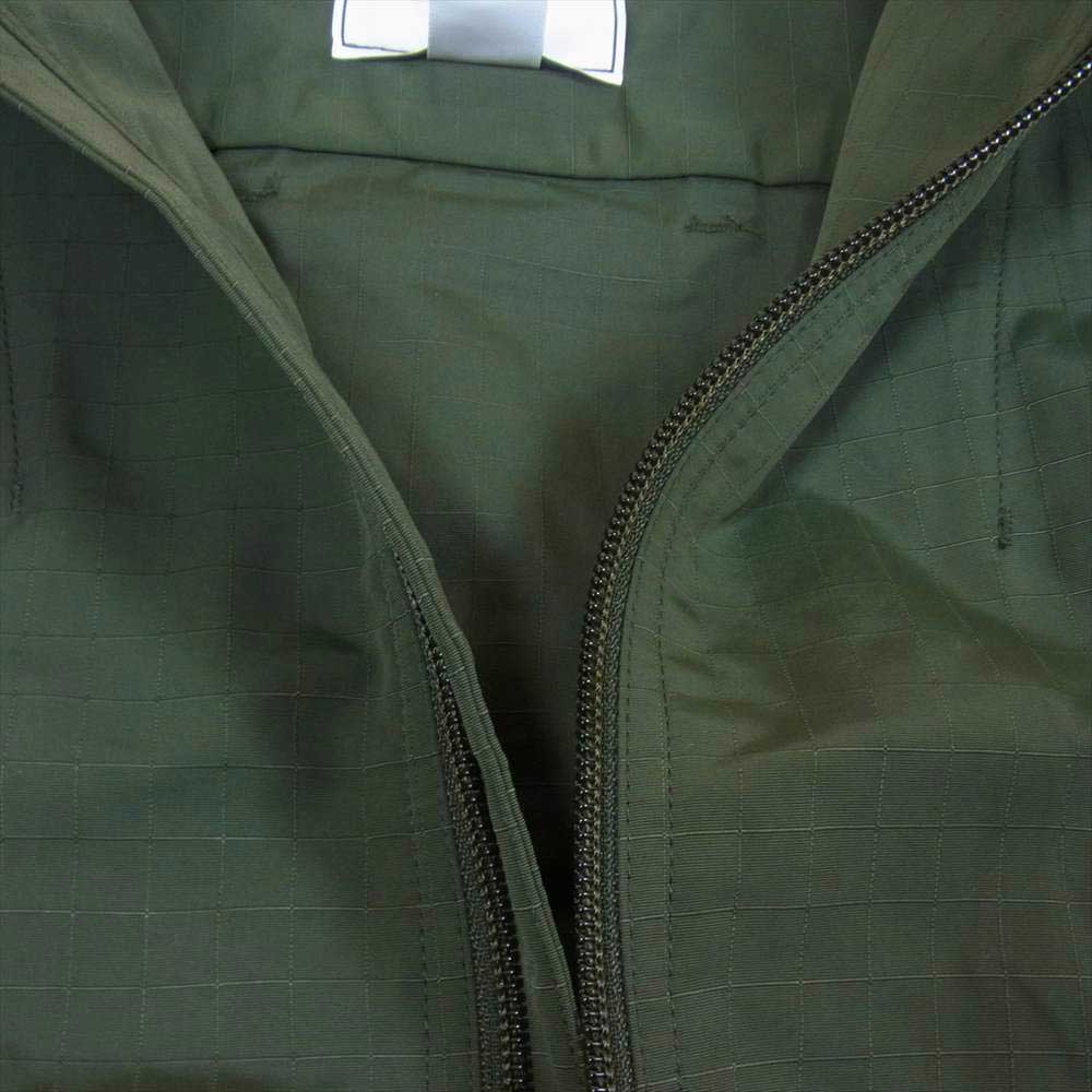 Yohji Yamamoto ヨウジヤマモト HT4484 Y-3 ワイスリー M CL BONDED RIP OVERSHIRT クラシック ナイロン リップストップ オーバーシャツ カーキ系 M【中古】