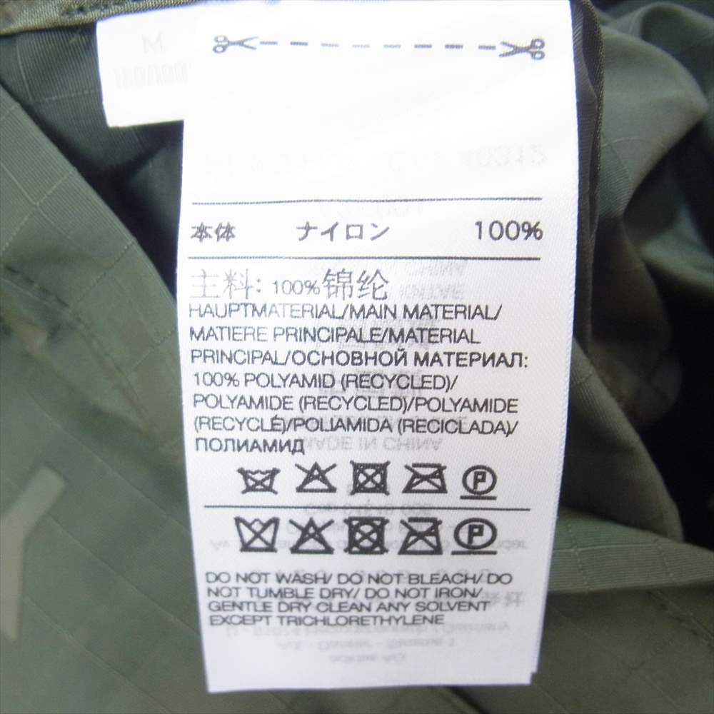 Yohji Yamamoto ヨウジヤマモト HT4484 Y-3 ワイスリー M CL BONDED RIP OVERSHIRT クラシック ナイロン リップストップ オーバーシャツ カーキ系 M【中古】