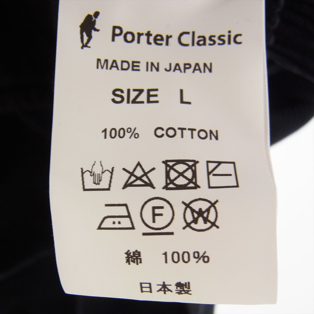 PORTER CLASSIC ポータークラシック 22AW COUDUROY MODIGLIANI JACKET コーデュロイ モディリアーニ ジャケット ブラック系 L【中古】