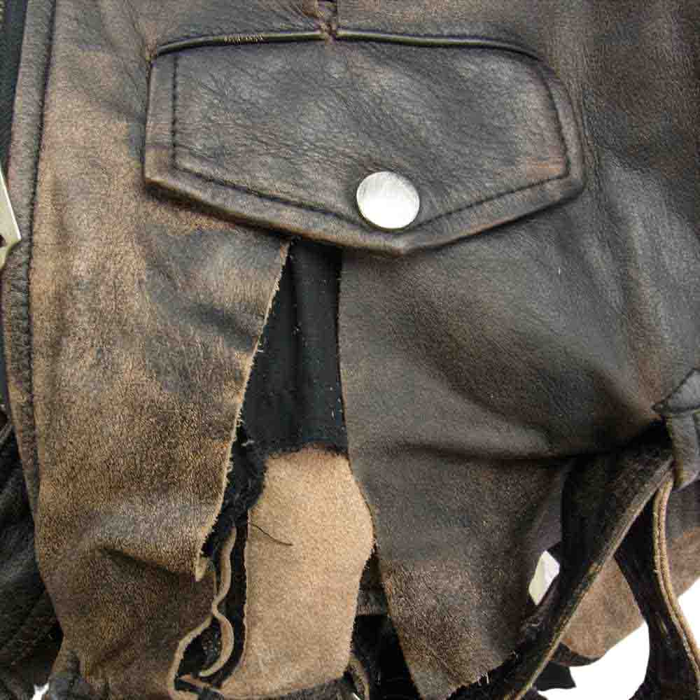 メゾンミハラヤスヒロ 22SS A08BL011 ダメージ加工 カッティング