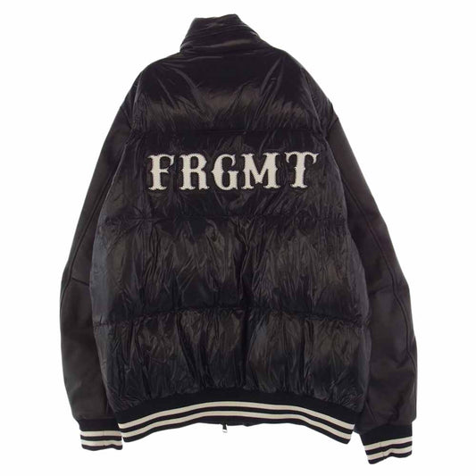 MONCLER モンクレール 7 FRGMT HIROSHI FUJIWARA QUINLAN JACKET フラグメント 藤原ヒロシ バックロゴ ダウンジャケット ブラック系 5【美品】【中古】