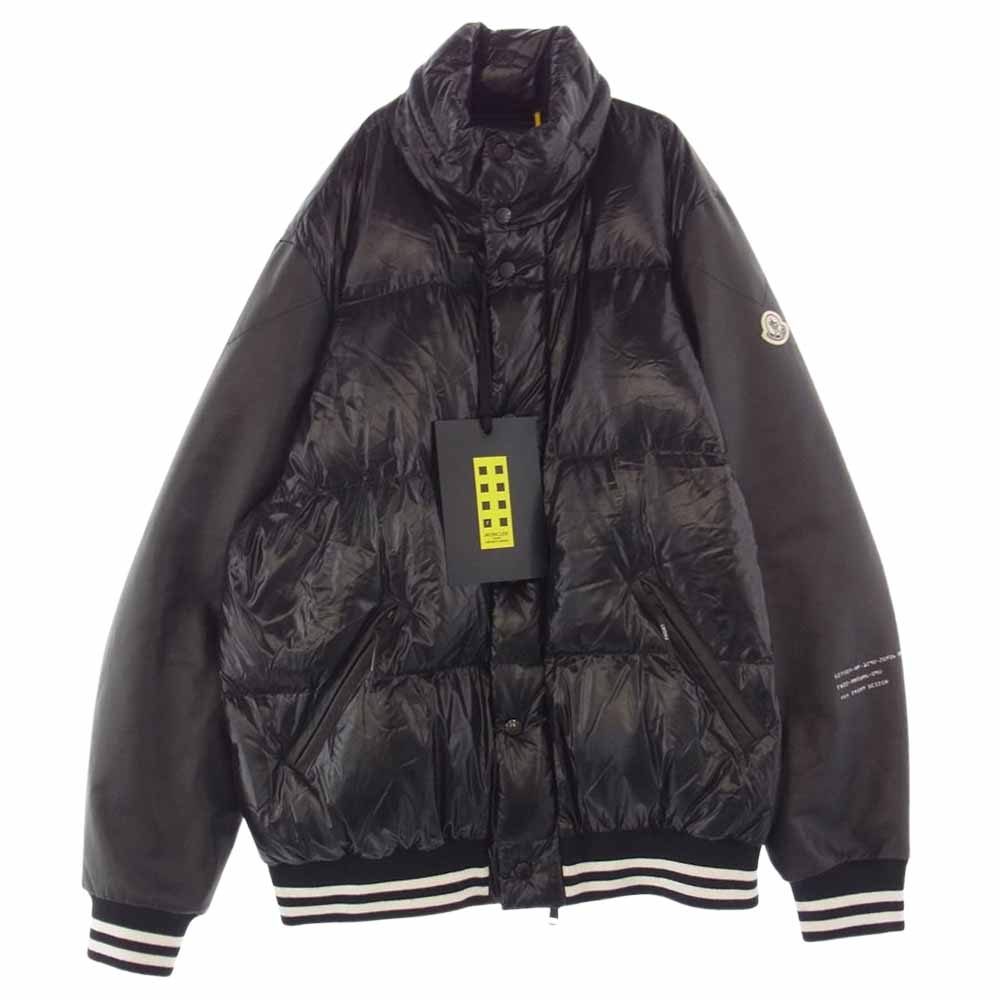 MONCLER モンクレール 7 FRGMT HIROSHI FUJIWARA QUINLAN JACKET フラグメント 藤原ヒロシ バックロゴ ダウンジャケット ブラック系 5【美品】【中古】