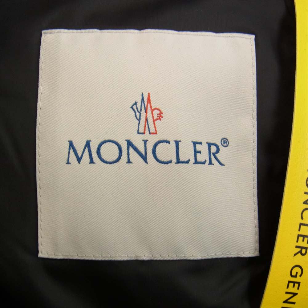 MONCLER モンクレール 7 FRGMT HIROSHI FUJIWARA QUINLAN JACKET フラグメント 藤原ヒロシ バックロゴ ダウンジャケット ブラック系 5【美品】【中古】