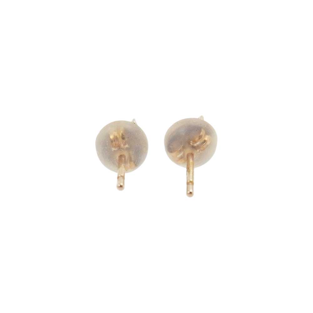 K10PG ピンクゴールド ハート ピアス ゴールド系【中古】