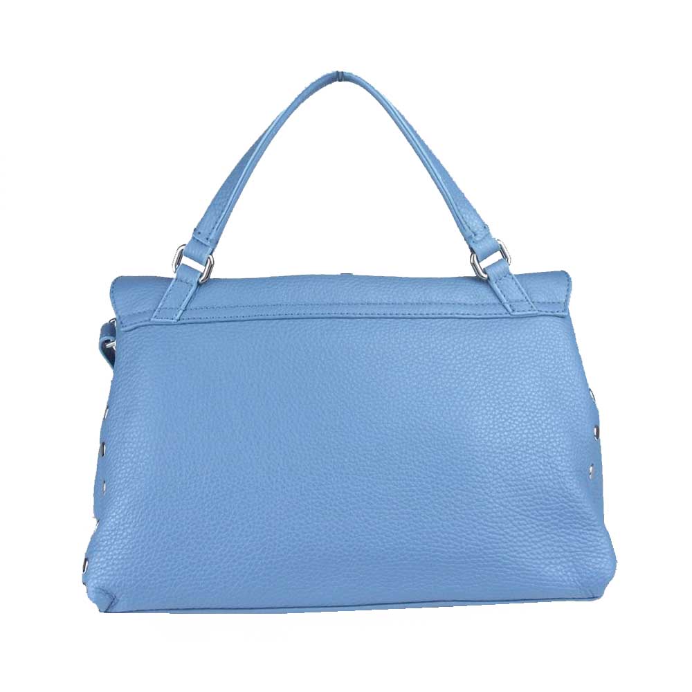 ZANELLATO ザネラート 2WAY ポスティナ デイリー ショルダー ハンドバッグ S ブルー系【美品】【中古】