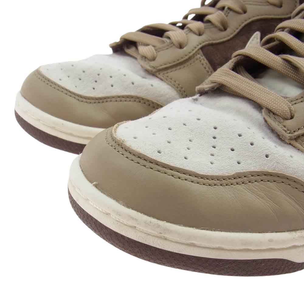 NIKE ナイキ DH5348-100 Dunk High PRM ダンク ハイ プレミアム スニーカー ブラウン系 US8(26.0cm)【中古】