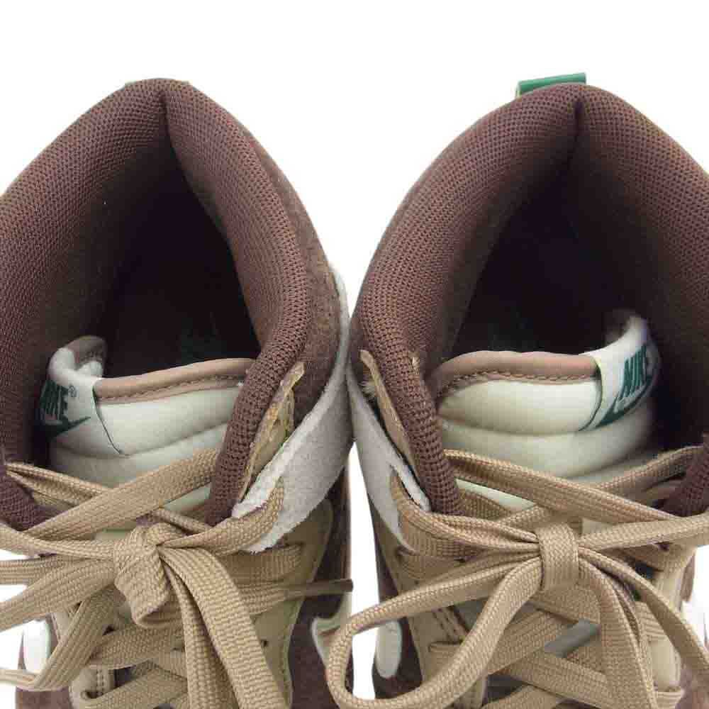 NIKE ナイキ DH5348-100 Dunk High PRM ダンク ハイ プレミアム スニーカー ブラウン系 US8(26.0cm)【中古】