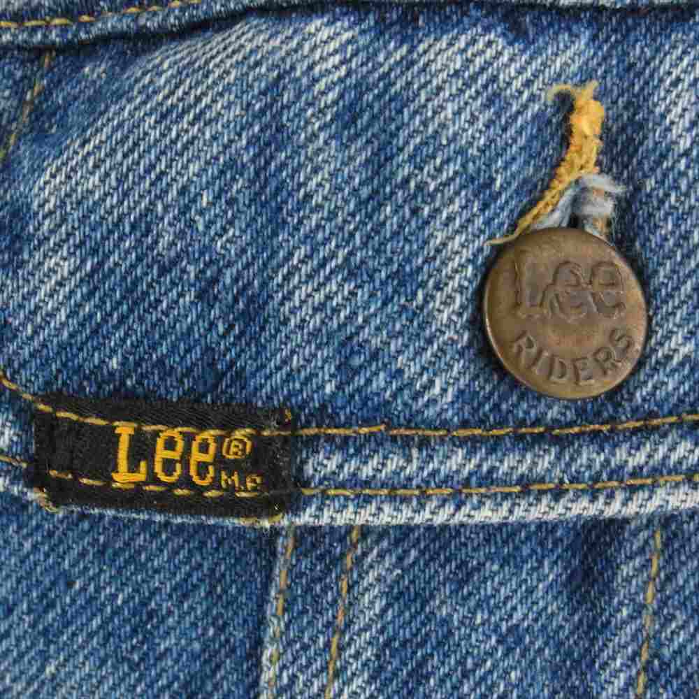 Lee リー HARD ROCK CAFE ハードロックカフェ バックロゴ ワッペン 刺繍 デニムジャケット Gジャン インディゴブルー系 36【中古】