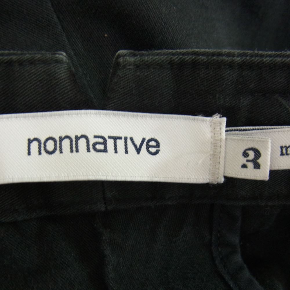 nonnative ノンネイティブ NN-P2722 TRAVELER ANKLE CUT SLACKS トラベラー アンクルカット スラックス パンツ ブラック系 3【中古】