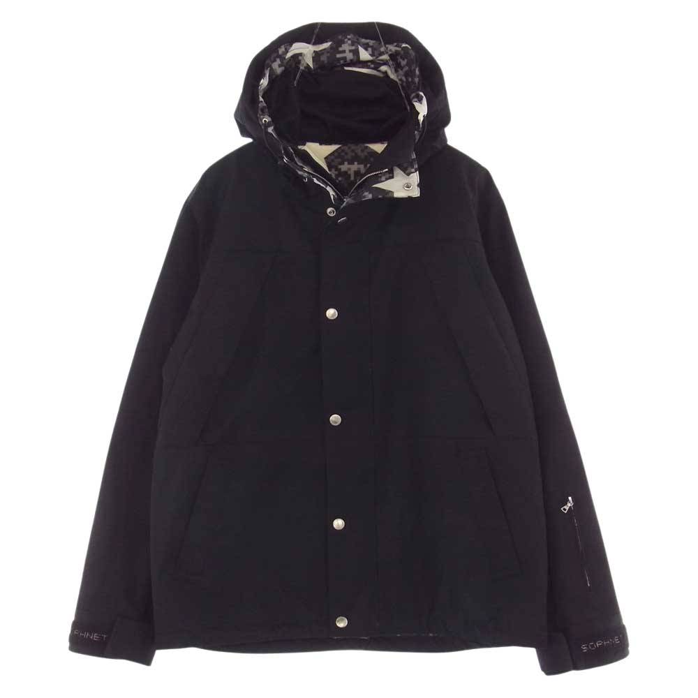 SOPHNET. ソフネット SOPH-156098 2LAYER WOOL MOUNTAIN PARKA ウール マウンテン パーカ ジャケット ブラック系【中古】