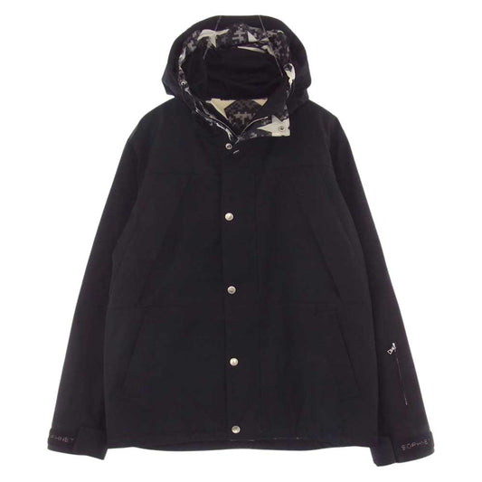 SOPHNET. ソフネット SOPH-156098 2LAYER WOOL MOUNTAIN PARKA ウール マウンテン パーカ ジャケット ブラック系【中古】