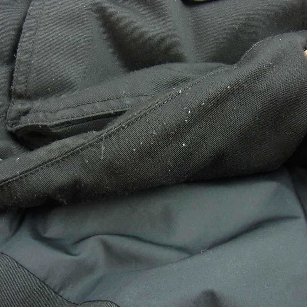 LOST CONTROL ロストコントロール L10W4-4005 DOWN VEST レザー切替 ダウンベスト ブラック系 2【中古】
