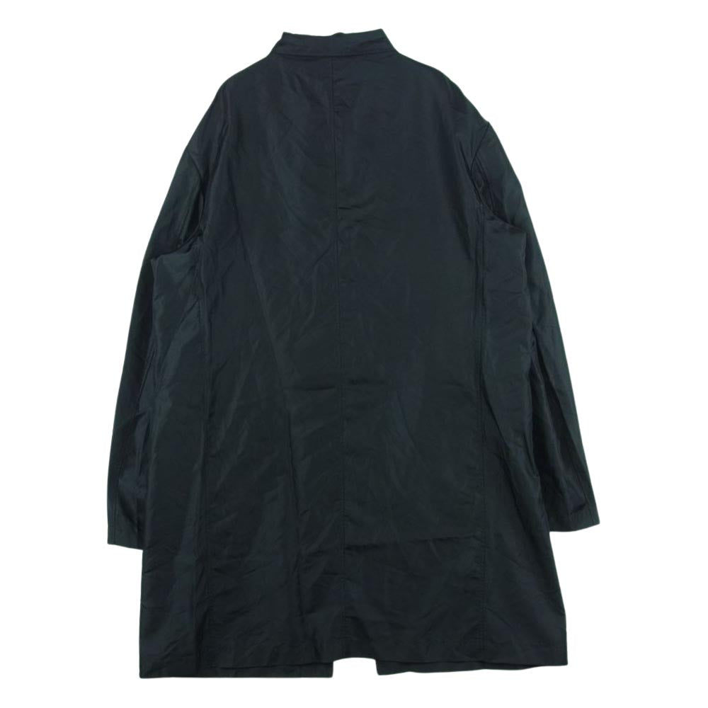 Yohji Yamamoto ヨウジヤマモト MX-J18-600 Y's for men ワイズフォーメン 01SS ジップアップ ナイロン ロング シャツ コート ブラック系 3【中古】