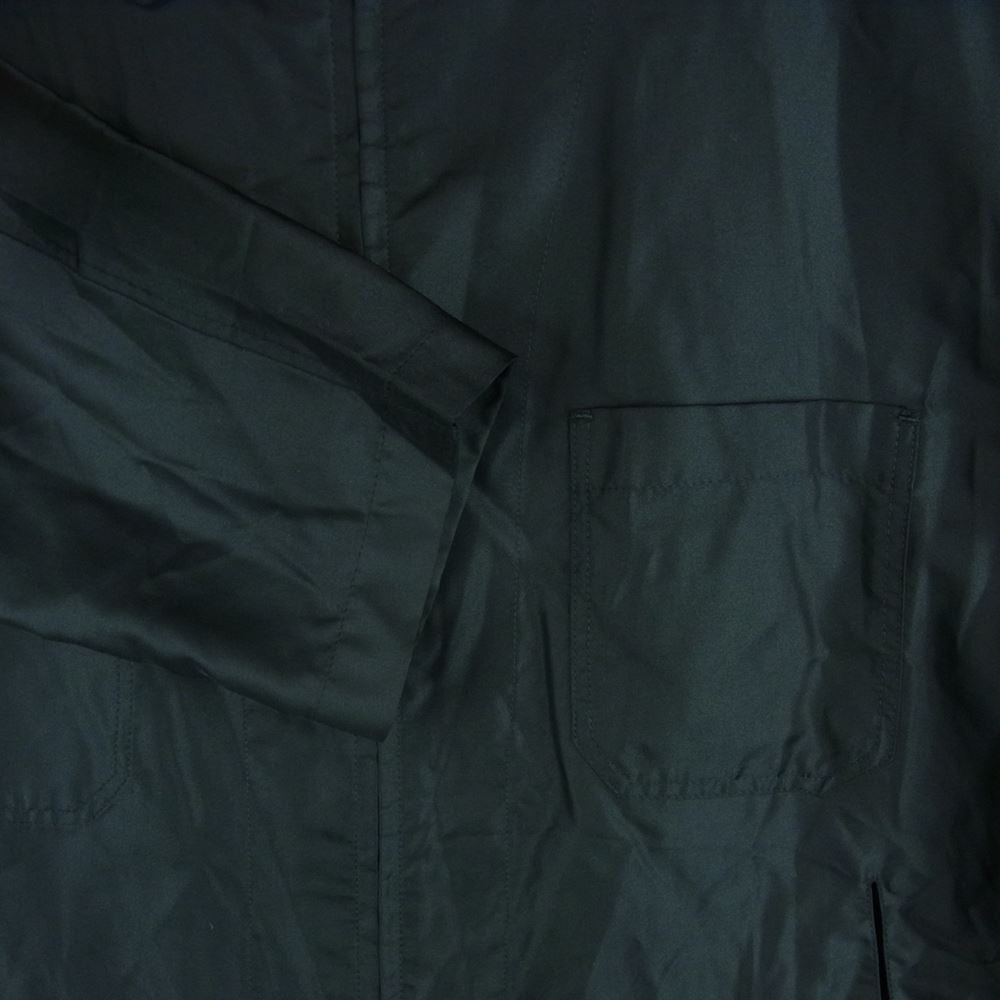 Yohji Yamamoto ヨウジヤマモト MX-J18-600 Y's for men ワイズフォーメン 01SS ジップアップ ナイロン ロング シャツ コート ブラック系 3【中古】