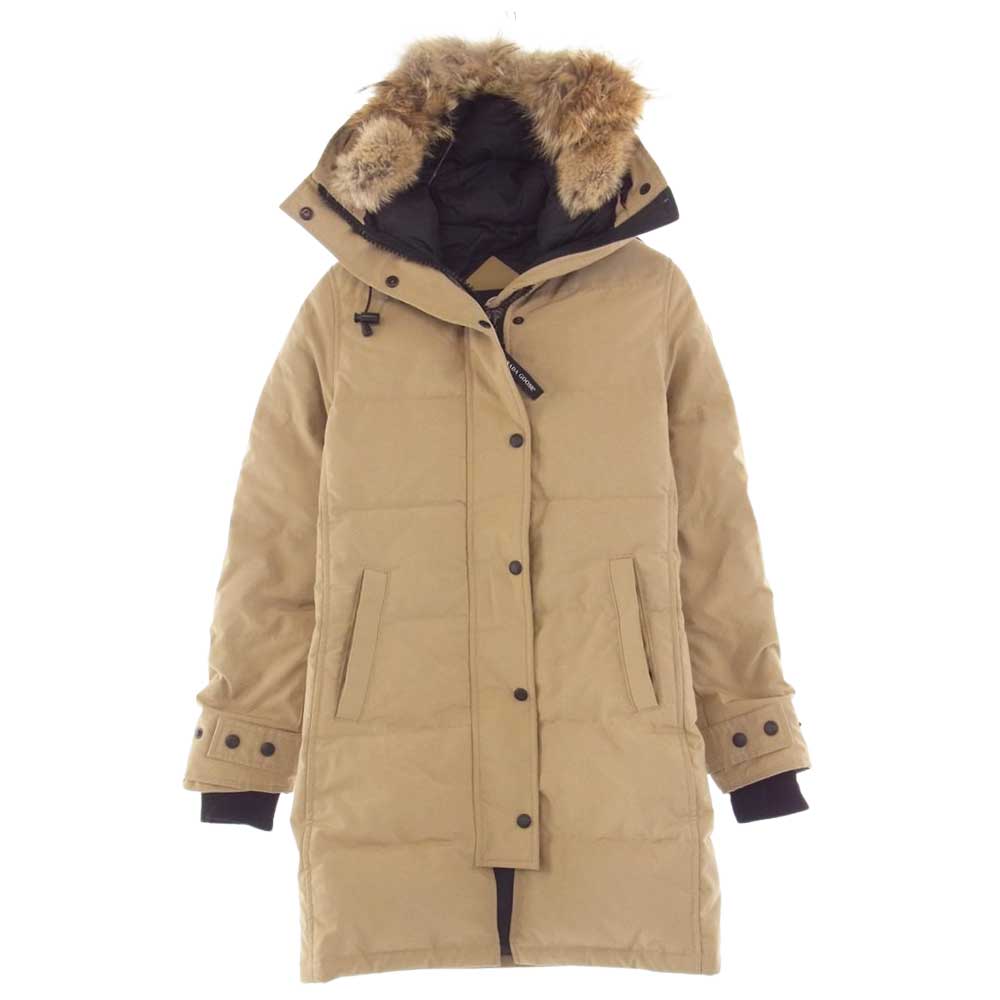CANADA GOOSE カナダグース 2302JL 国内正規品 サザビーリーグ MACKENZIE PARKA マッケンジー パーカ ダウン ジャケット ベージュ系 S【中古】