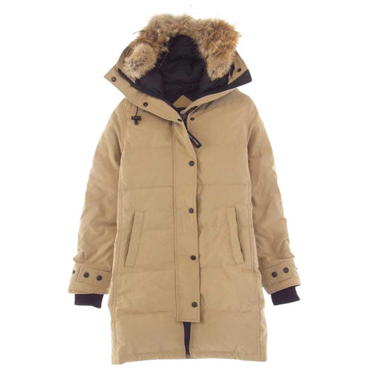 CANADA GOOSE カナダグース 2302JL 国内正規品 サザビーリーグ MACKENZIE PARKA マッケンジー パーカ ダウン ジャケット ベージュ系 S【中古】