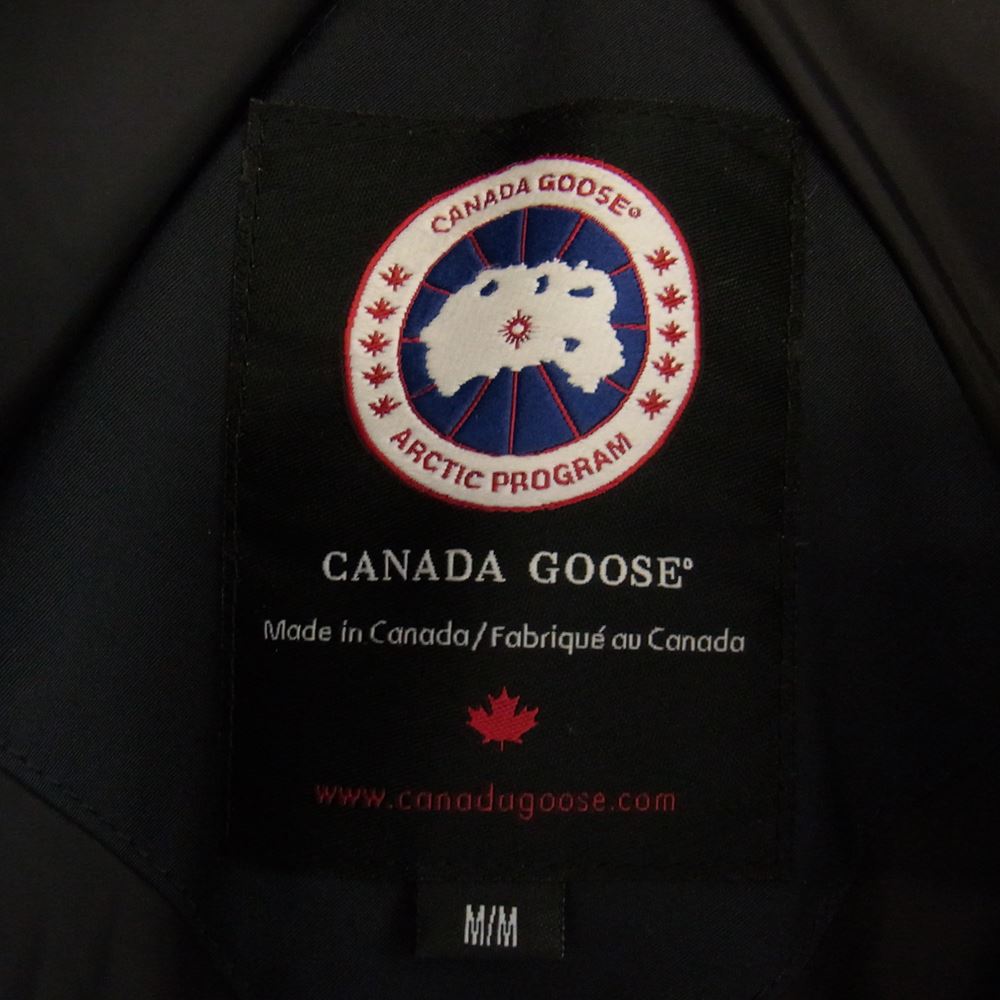 CANADA GOOSE カナダグース 3438JM 国内正規品 サザビーリーグ JASPER PARKA ジャスパー パーカ ダウン コート ネイビー系 M【中古】