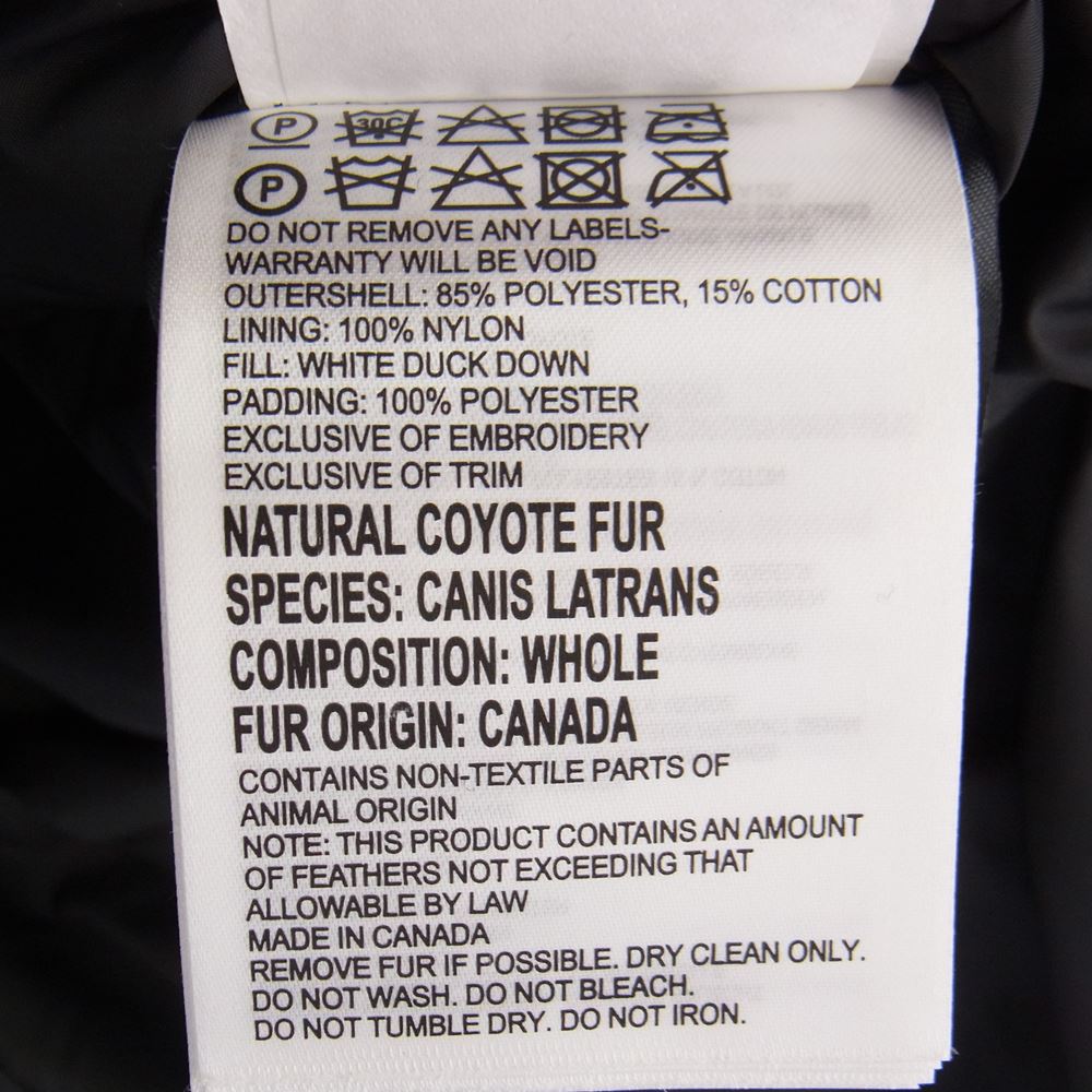 CANADA GOOSE カナダグース 3438JM 国内正規品 サザビーリーグ JASPER PARKA ジャスパー パーカ ダウン コート ネイビー系 M【中古】