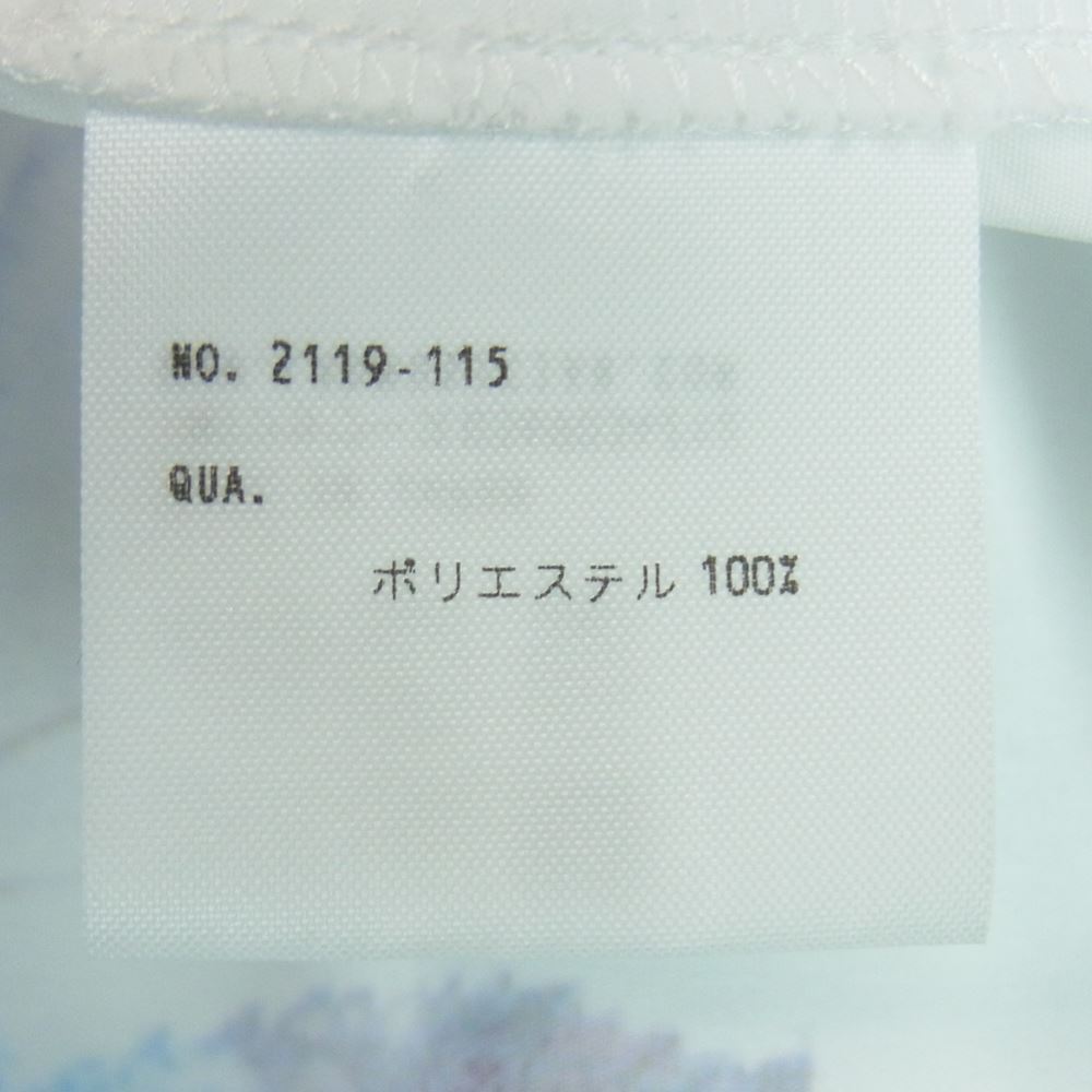 LAD MUSICIAN ラッドミュージシャン 19SS 2119-115 DECHINE INKJET FLOWER フラワー総柄 長袖 シャツ ホワイト系 46【中古】