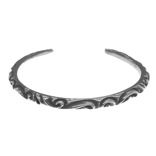 CHROME HEARTS クロムハーツ（原本有） BANGLE SCROLL スクロールバンド バングル シルバー系【中古】