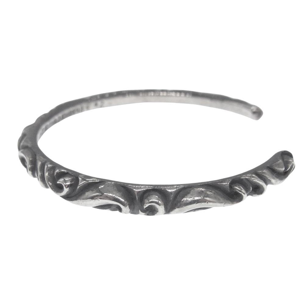 CHROME HEARTS クロムハーツ（原本有） BANGLE SCROLL スクロールバンド バングル シルバー系【中古】