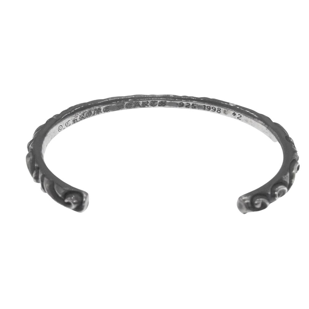 CHROME HEARTS クロムハーツ（原本有） BANGLE SCROLL スクロールバンド バングル シルバー系【中古】