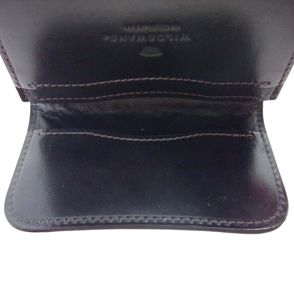 WILDSWANS ワイルドスワンズ 9001-56J GENERAL ジェネラル 名刺入れ カードケース ブラック系【中古】