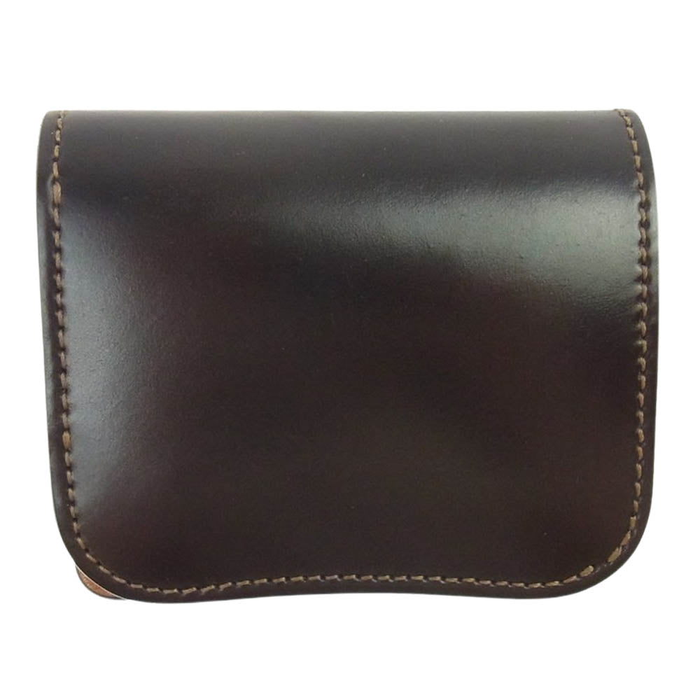 WILDSWANS ワイルドスワンズ PALM-V2 パーム ミニ 財布 2つ折り ウォレット ブラウン系【中古】