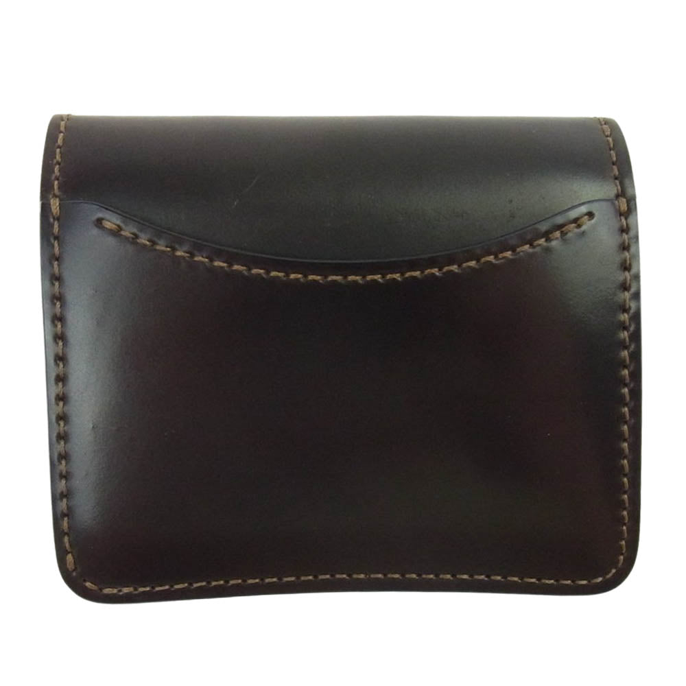 WILDSWANS ワイルドスワンズ PALM-V2 パーム ミニ 財布 2つ折り ウォレット ブラウン系【中古】