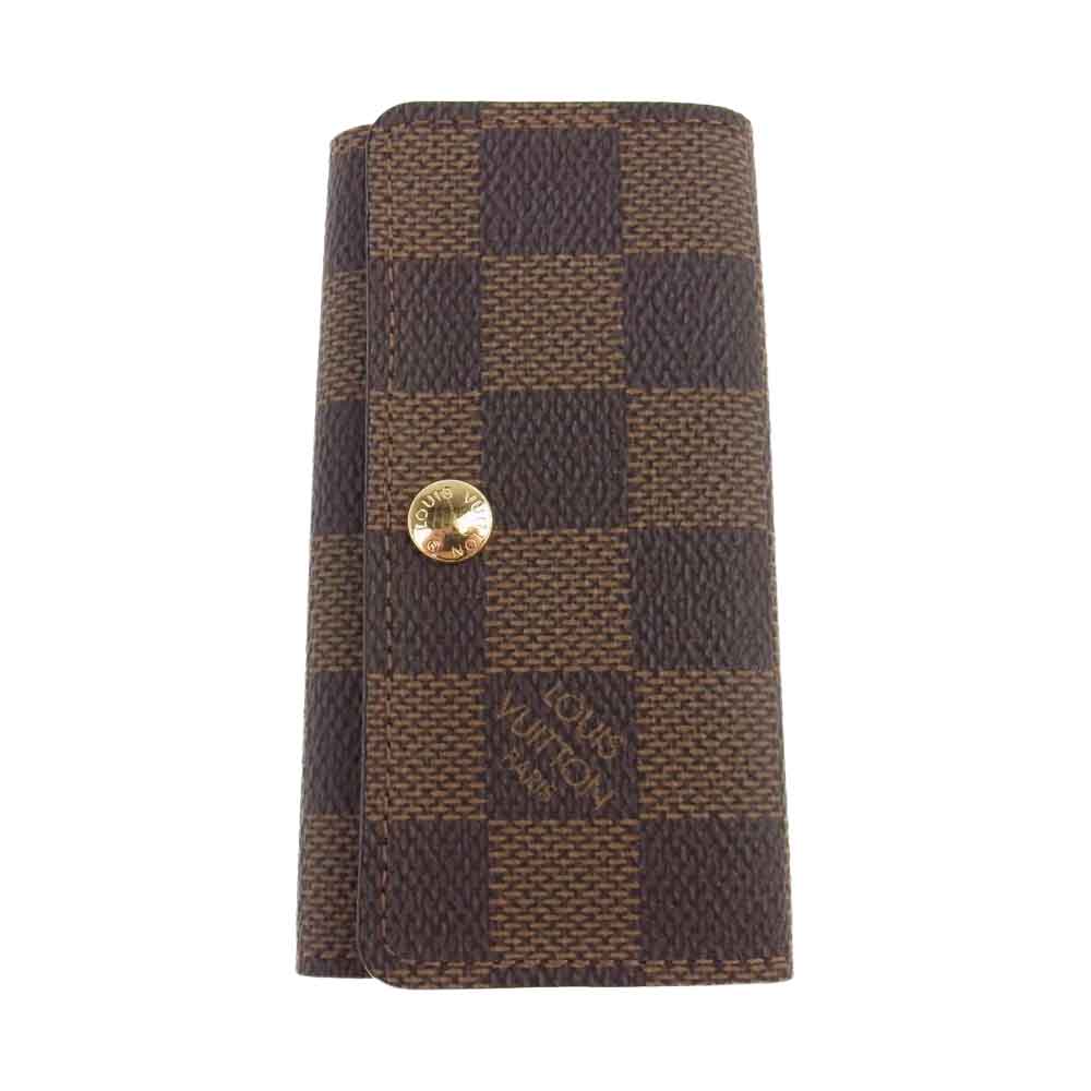LOUIS VUITTON ルイ・ヴィトン N62631 ダミエ エベヌ ミュルティクレ4 キーケース ブラウン系【中古】