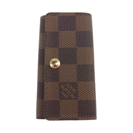 LOUIS VUITTON ルイ・ヴィトン N62631 ダミエ エベヌ ミュルティクレ4 キーケース ブラウン系【中古】