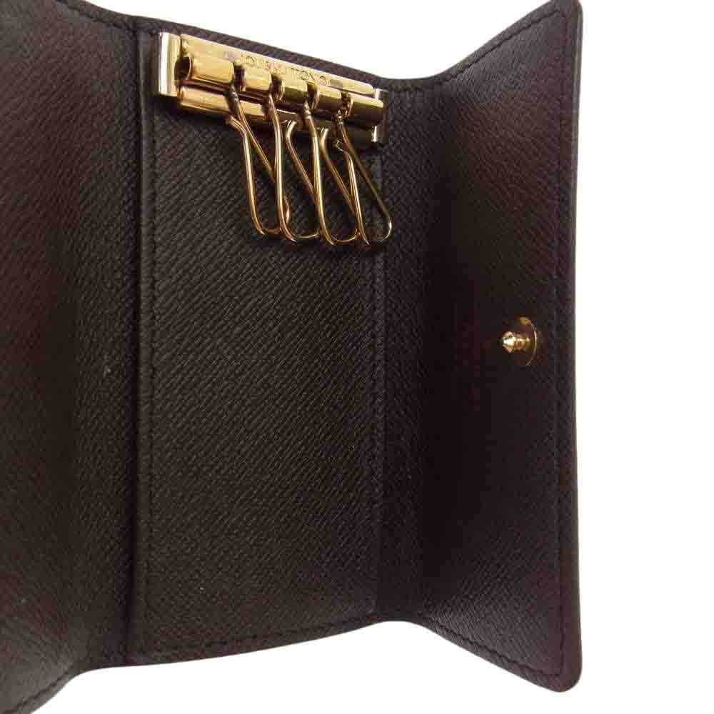 LOUIS VUITTON ルイ・ヴィトン N62631 ダミエ エベヌ ミュルティクレ4 キーケース ブラウン系【中古】