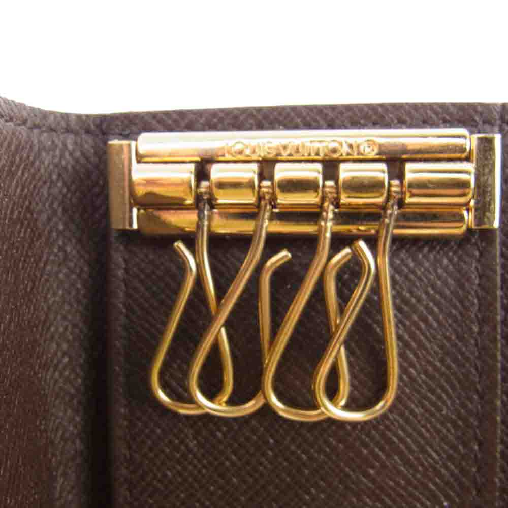LOUIS VUITTON ルイ・ヴィトン N62631 ダミエ エベヌ ミュルティクレ4 キーケース ブラウン系【中古】