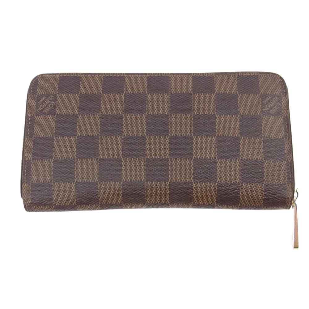 LOUIS VUITTON ルイ・ヴィトン N60015 ダミエ ジッピー ウォレット ブラウン系【中古】