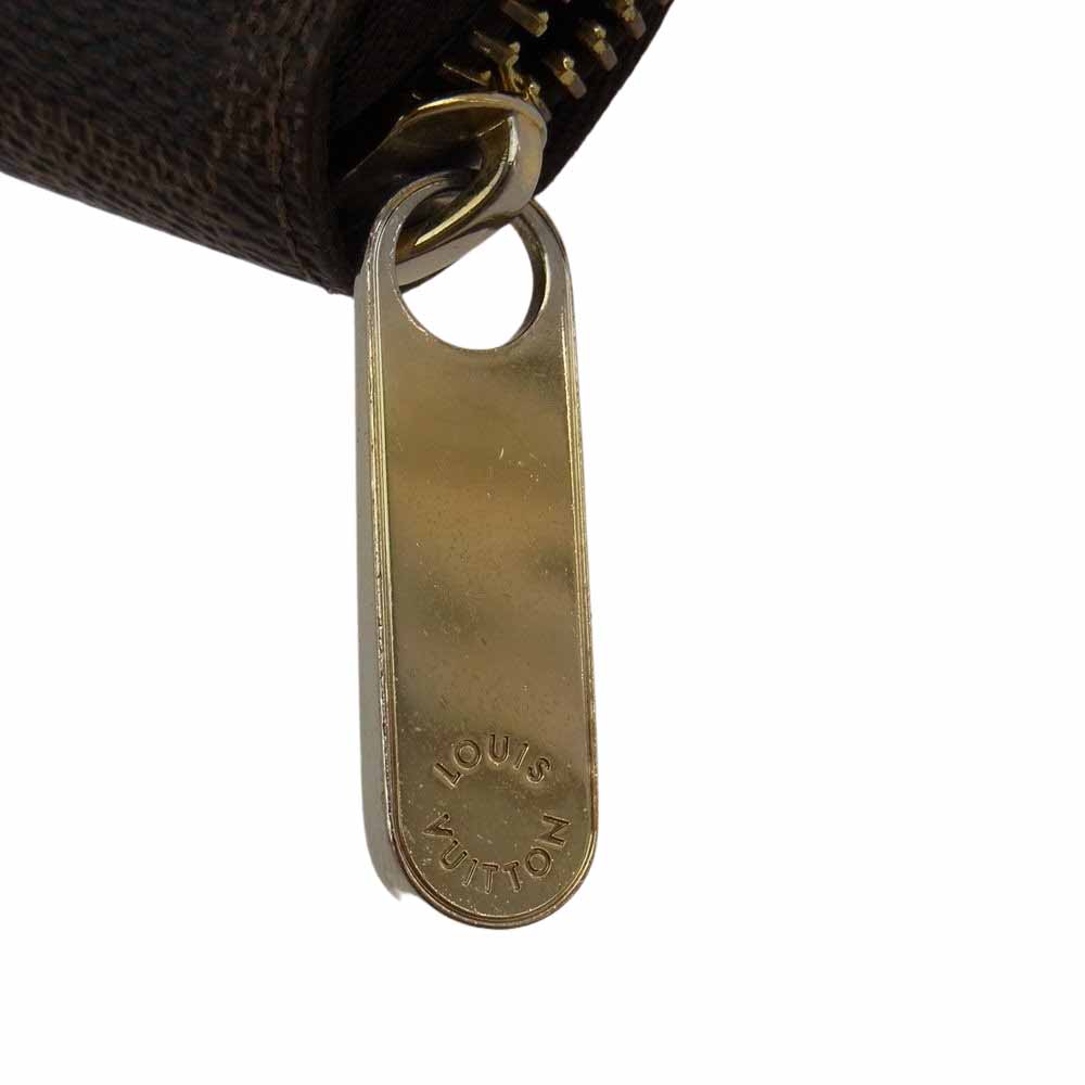LOUIS VUITTON ルイ・ヴィトン N60015 ダミエ ジッピー ウォレット ブラウン系【中古】