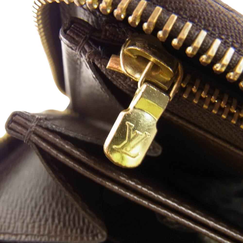 LOUIS VUITTON ルイ・ヴィトン N60015 ダミエ ジッピー ウォレット ブラウン系【中古】
