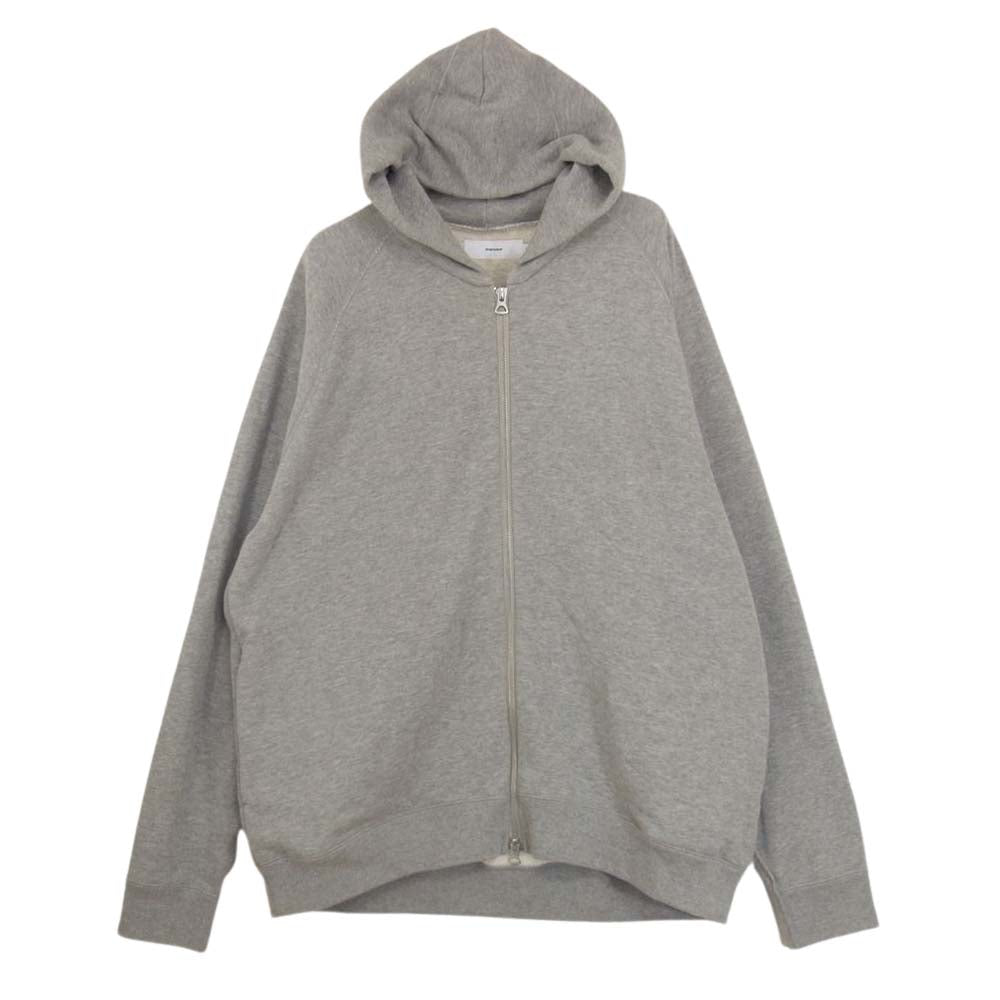 GRAPHPAPER グラフペーパー GU181-40092B LOOPWHEELER Zip Parka ループウィラー ジップ パーカー グレー系 F【中古】