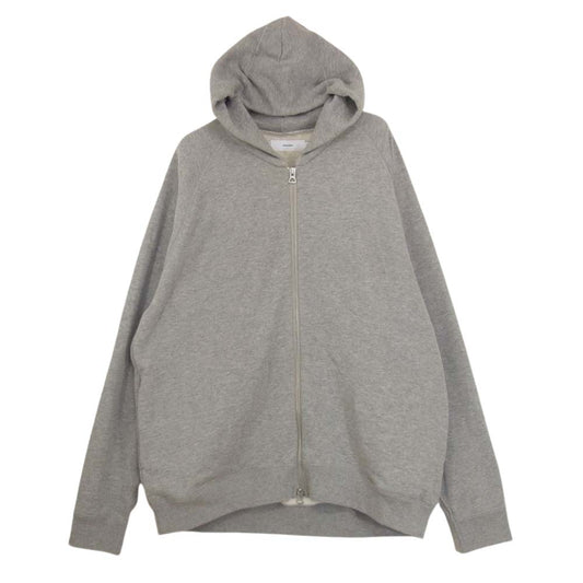 GRAPHPAPER グラフペーパー GU181-40092B LOOPWHEELER Zip Parka ループウィラー ジップ パーカー グレー系 F【中古】