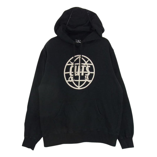 HYSTERIC GLAMOUR ヒステリックグラマー  02183CF13  CUTS TM パーカー ブラック系 L【中古】