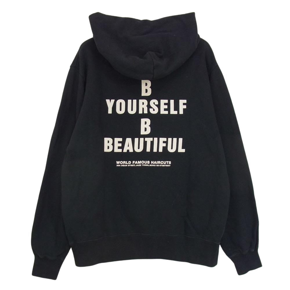 HYSTERIC GLAMOUR ヒステリックグラマー  02183CF13  CUTS TM パーカー ブラック系 L【中古】