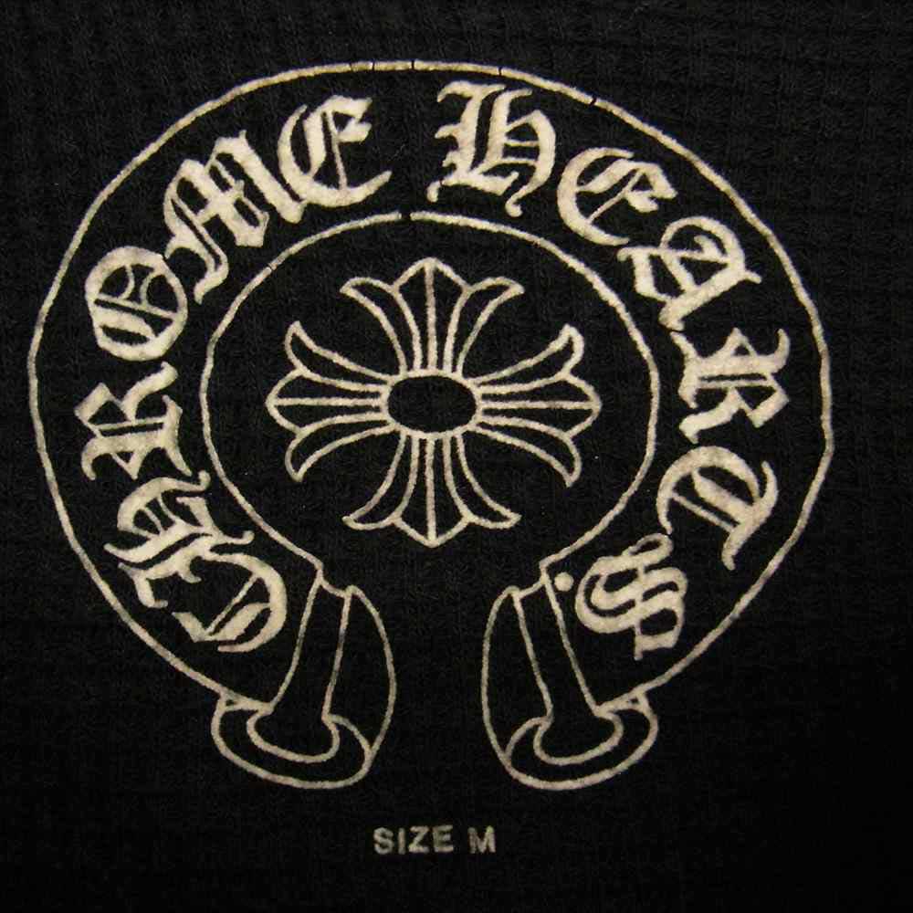 CHROME HEARTS クロムハーツ（原本無） ホースシュー CHプラス プリント サーマル ダガー ジップ パーカー  ブラック系 M【中古】