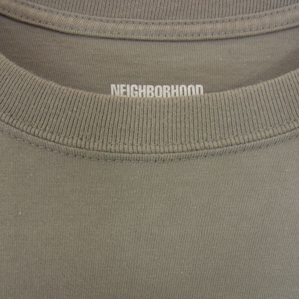 NEIGHBORHOOD ネイバーフッド 22SS 221PCNH-LT08 NH-8 / C-Tee L/S ハチドリ バード イラスト 長袖 Tシャツ グレー系 L【中古】