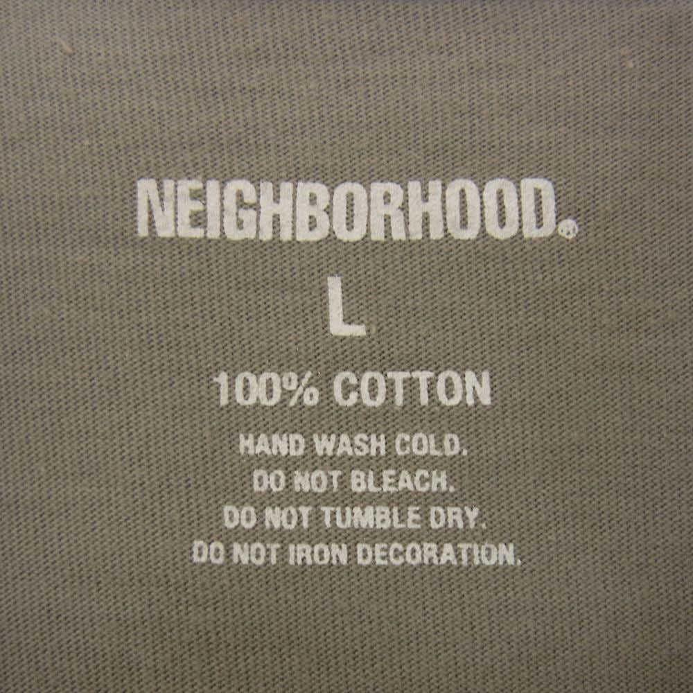 NEIGHBORHOOD ネイバーフッド 22SS 221PCNH-LT08 NH-8 / C-Tee L/S ハチドリ バード イラスト 長袖 Tシャツ グレー系 L【中古】