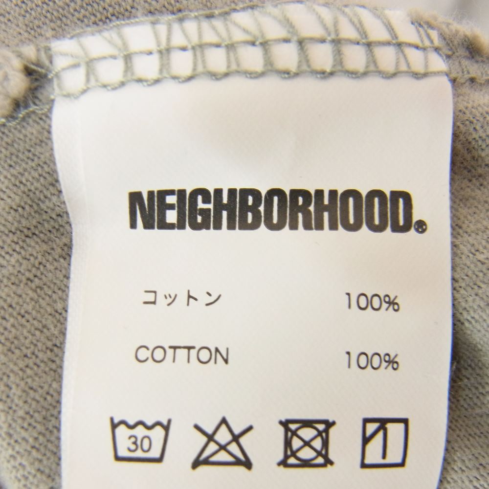 NEIGHBORHOOD ネイバーフッド 22SS 221PCNH-LT08 NH-8 / C-Tee L/S ハチドリ バード イラスト 長袖 Tシャツ グレー系 L【中古】