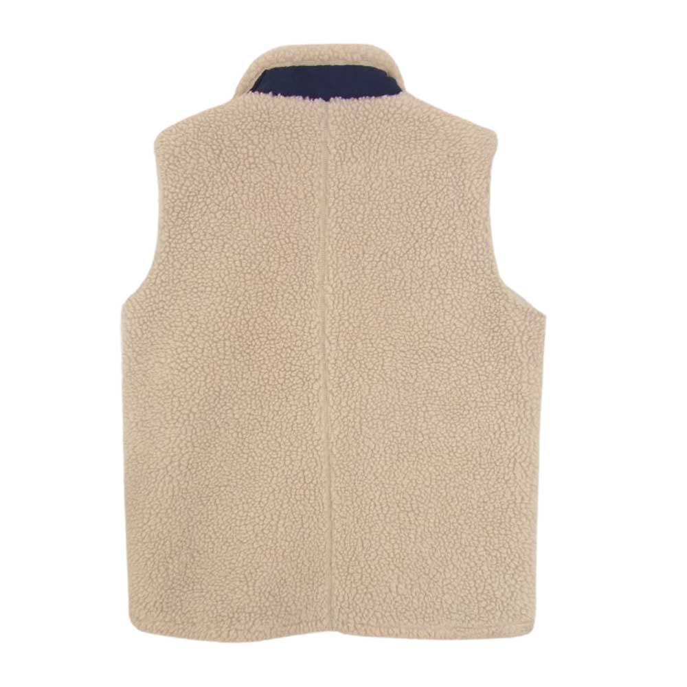 patagonia パタゴニア 20AW 65619 20年製 Kids Retro-X Vest キッズ レトロX フリース ベスト オフホワイト系 XL【中古】
