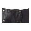 CHROME HEARTS クロムハーツ（原本無） 3FOLD 3フォールド スターボタン 三つ折り レザー ウォレット ブラック系【中古】