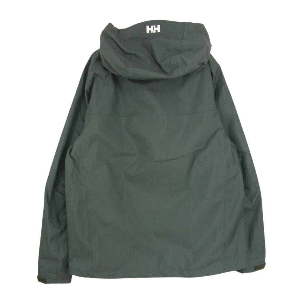 ヘリーハンセン HOE12272 Scandza Light Jacket スカンザ ライト フード付き ナイロン シェル ジャケット カーキ系 S【極上美品】【中古】