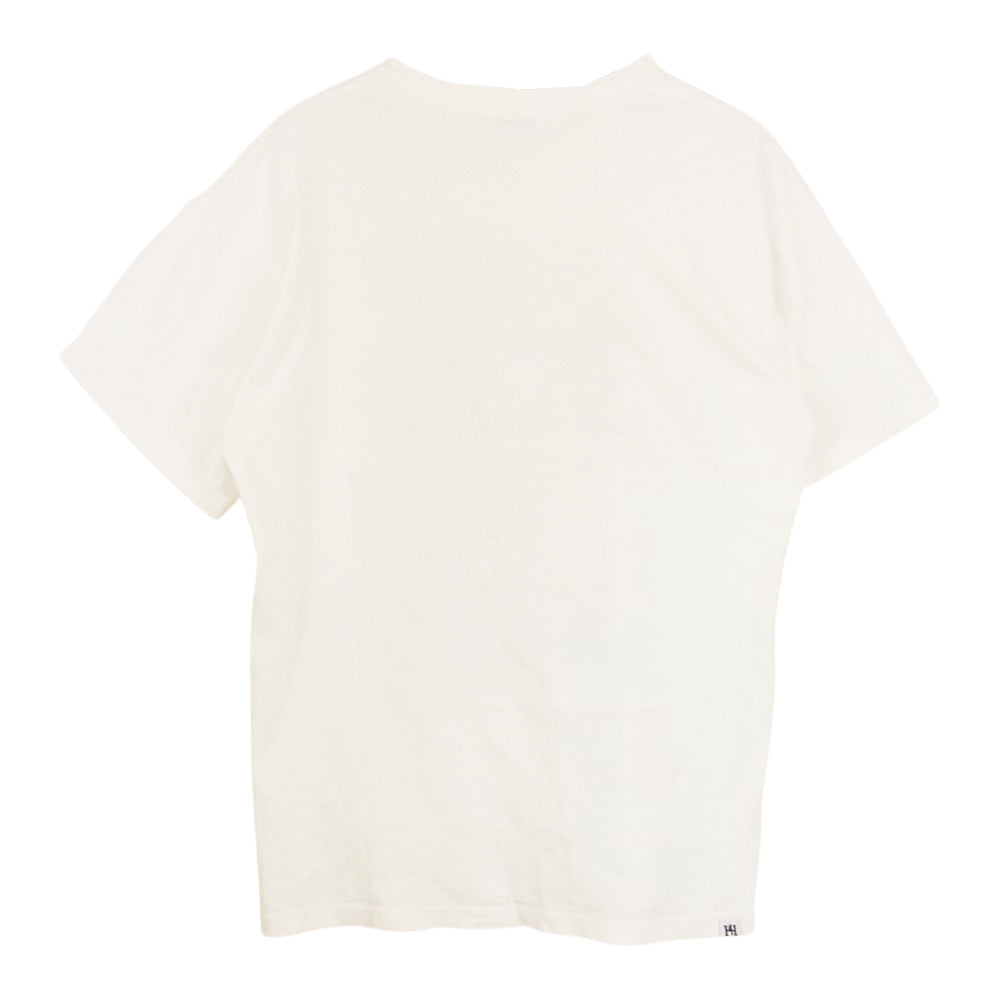 HYSTERIC GLAMOUR ヒステリックグラマー 02172CT24 FLAMING YOUTH プリント クルーネック 半袖 Tシャツ ホワイト系 S【中古】